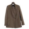 Mun Brown Houndstooth Wool Coat coat 36 BrownUsed