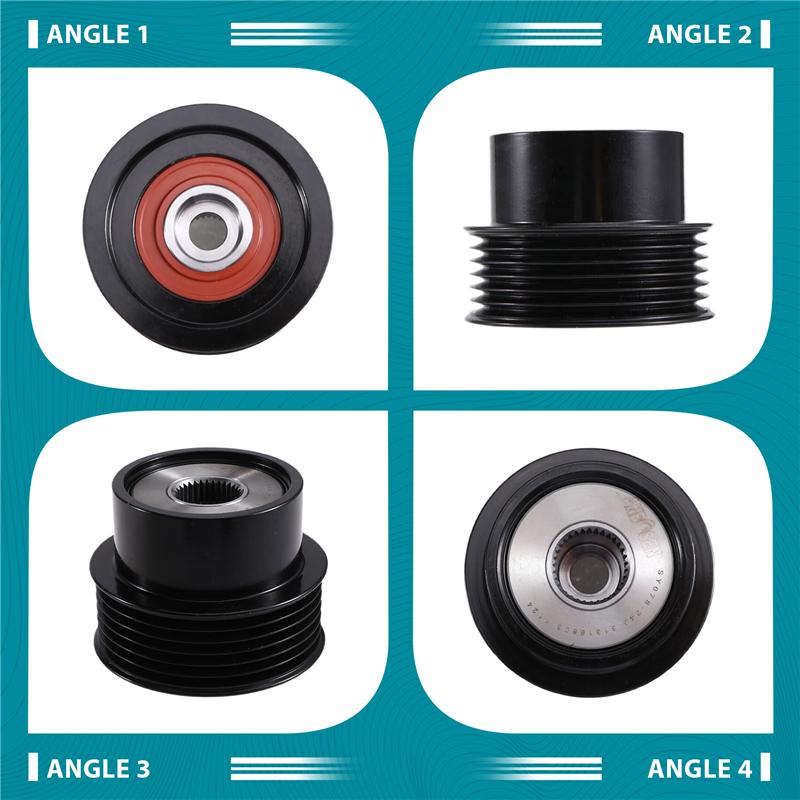 ABLZ-31316803 Car Generator Belt Pulley Alternator Pulley For Volvo S60 S80 V70 XC60 XC70 XC90 2007-2016 30777744