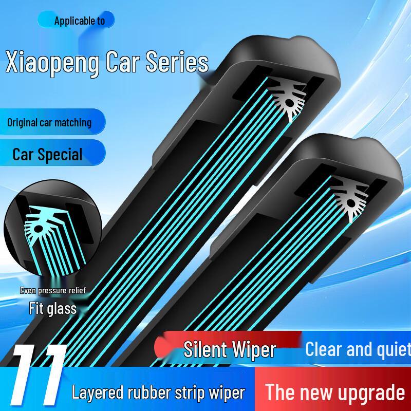 Xiaopeng Frameless Wiper Blade for G3, G9, P5, P7i, X9, & M03 Cars One pair + Xiaopeng P7 2023-2024 P7i