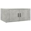 816516 vidaXL Table basse Gris béton 80x50x36 cm Bois d'ingénierie