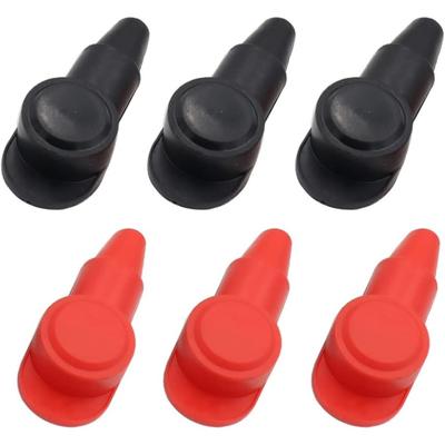 Insulation Cap for Cables Red and Black Battery Pole Caps Car Battery Cable Lugs Battery Pole Cover Car