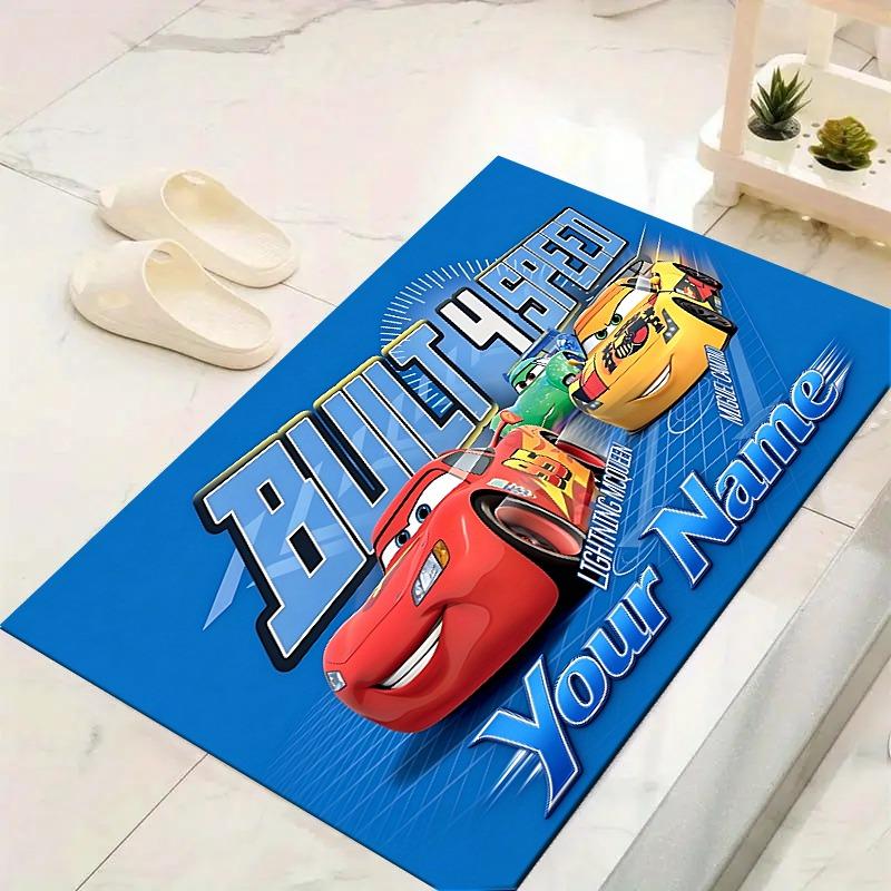 Custom 1Pc Built Custom Car Flannel Personalized Rug Non Slip Floor Mat Soft Carpet for Living Bedroom Office Home Decor Gift