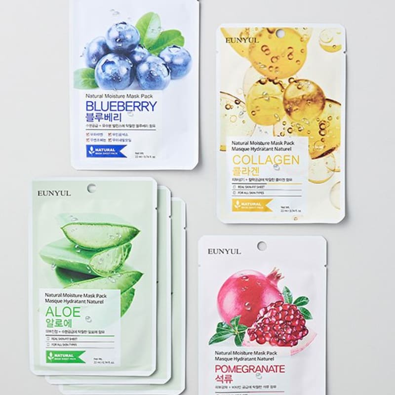 

[Ын-юль] Натуральная маска 30 штук (10 видов x 3 листа) (460 вон за лист)