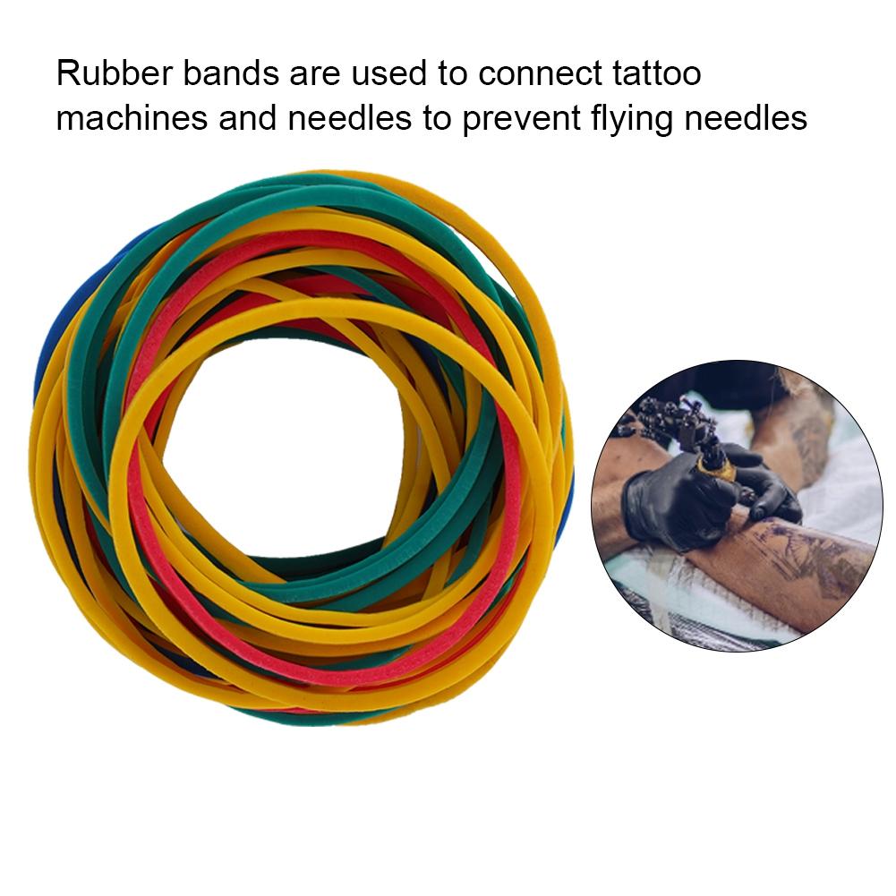 Tattoo Machine Rubber Bands Pin Cushion Tattoo Coil Supplies Kit Replacement Accessories Set