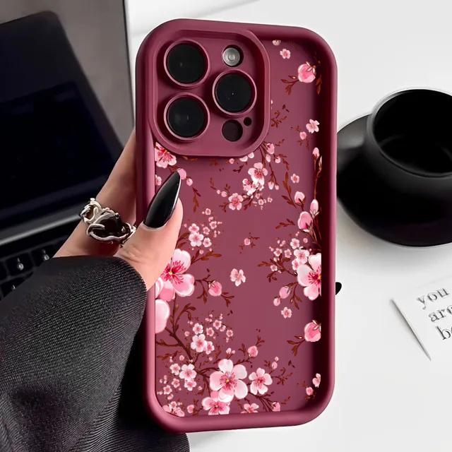 Pink Magnolia Flower Blossom Case Cover For Xiaomi Note 14 13 12 11 10 Pro Plus Redmi 15 5G 15C 4G 14C 13C Silicone Shockproof C