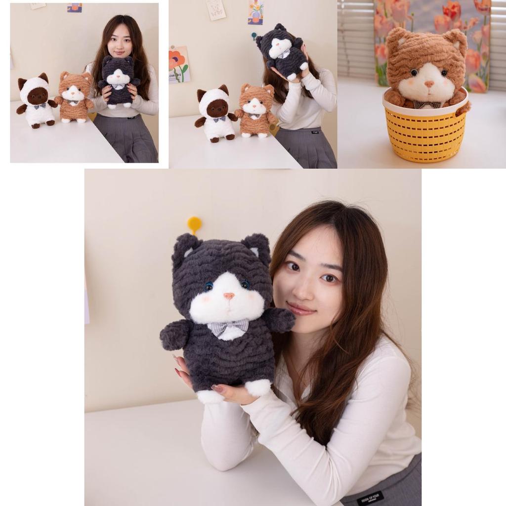 Adorable 8 Inch And 9 Inch Plush Cat Toy Doll Perfect For Weddings And Gifts