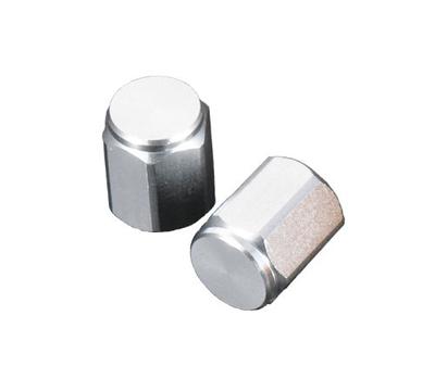 POSH Aluminum Colored Air Valve Cap, Sliver