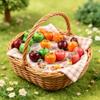 10pcs Mango Pear Miniature Food Toy Resin Home Decoration Item Cute 3D Fruit Model  Dollhouse Craft
