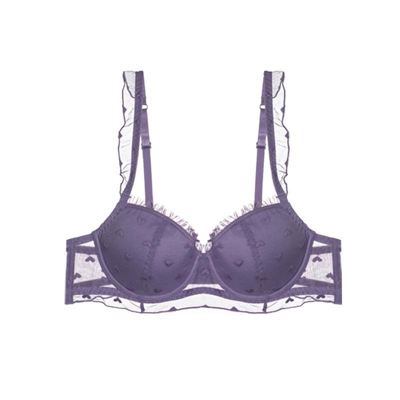 

Lady Summer Sexy Lace Interest Show Thin Collect Pair Milk Prevent Droop Underwear 32/70AB фиолетовый