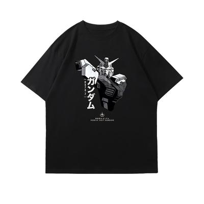 2026 New Mobile Suit Gundam Print Tshirt Short Sleeve Tshirt Unisexs and Womens Tshirt Sports Fitness Unisexs Tshirt Streetwear