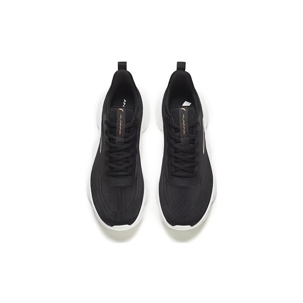 Anta Slip Resistant Abrasion Resistant Slip Resistant Abrasion Resistant Low Top Running Shoes Men's Black 912335572-1