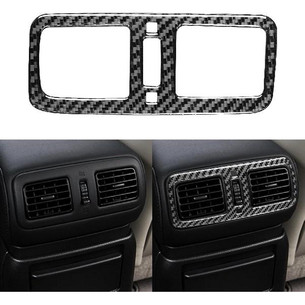 NVCNX Real Carbon Fiber Compatible with Infiniti G35 G37 X S 2007 2008 2009 2010 Sedan Coupe Convertible Car Accessories Interior Trim Dash CD AC