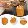 Hanging Storage Basket Wall Mounted Kitchen Sturdy with Handle Flower Holder Multifunctional