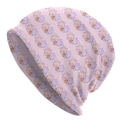 Asamimichaan Anime Cartoons Asamimi Bonnet Hats Fashion Knitted Hat For Women Men Warm Winter Skullies Beanies Caps