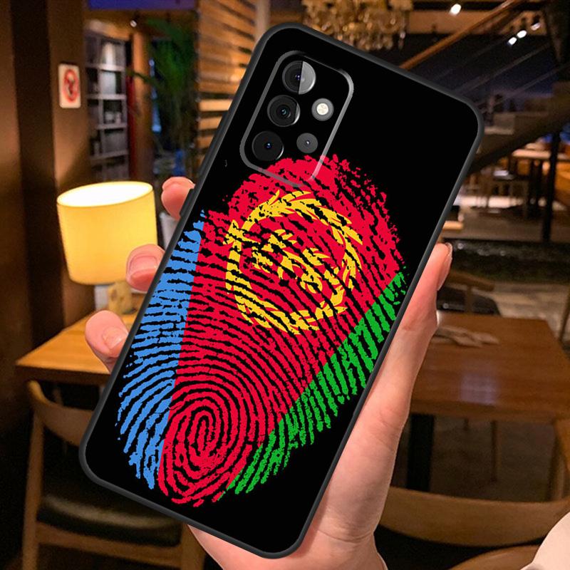 Eritrea Flag Case For Samsung Galaxy A54 A34 A14 A52 A32 A12 A13 A33 A53 A15 A16 A36 A56 A26 A06 A35 A55