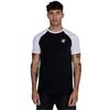 SikSilk Mens Logo Crew Neck Raglan T-Shirt