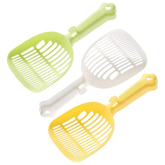 Cat Litter Shovel Pet Cleaning Tool Large Perforated Shovel for Clumping & Non-Clumping Litter Multi-size Hole Litter Scoop Plastic Cat Sand Cleaner
