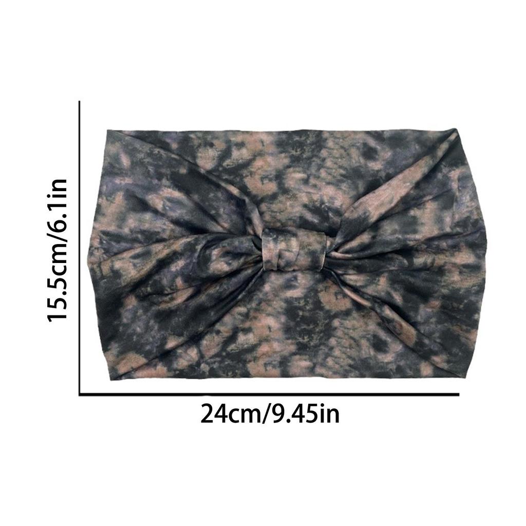 Gradient Hair Bands Women Elastic Yoga Head Band Bohemian Yoga Sports Wide Headbands Turban Hair Hoop Headwrap Hair Accessories