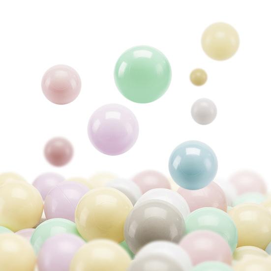 

100 шт./компл., 7 см, красочные пит-боллы, утолщенные полиэтиленовые, устойчивые к раздавливанию, BPA, фталат, безопасные для улицы, в помещении, для малышей A