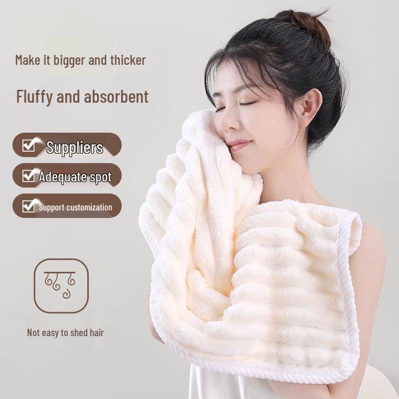 Terry Coral Fleece Microfiber Bath Towel - Soft, Absorbent, Quick-Drying Beach Towel Gift
