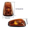 5x Cab Roof Top Marker Light W/ 10SMD Amber Bulb & Base For Chevy GMC 1988-2002