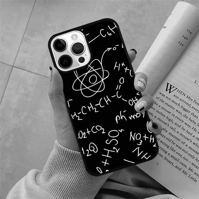 Science Chemistry Formulas Phone Case For For iPhone 17 Air 16 15 11 12 13 14 Pro Max Plus Coque