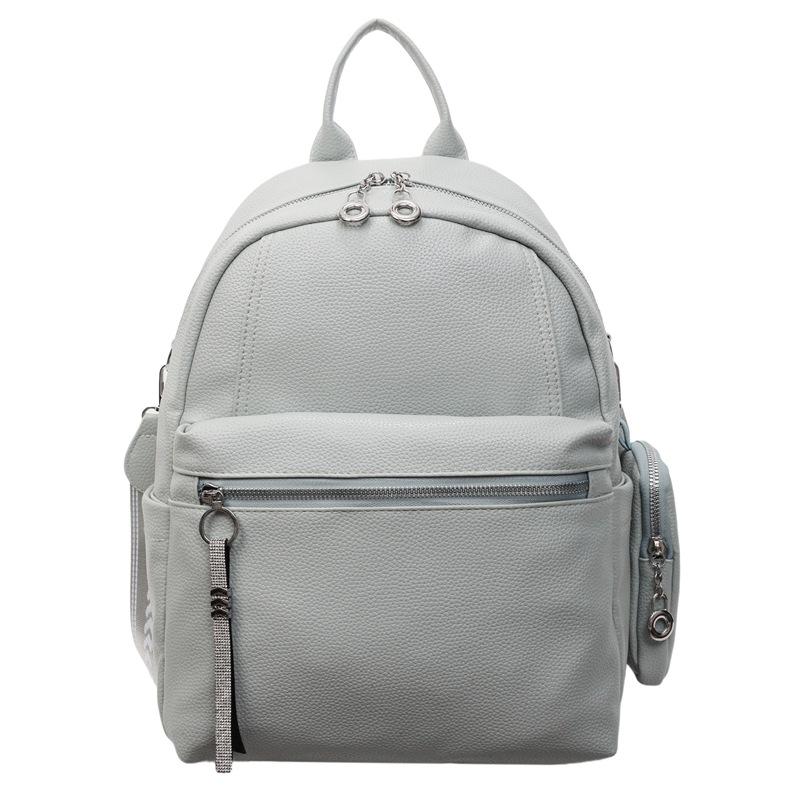 New Women's Backpack, Korean Version, Fashionable and Personalized Commuting Backpack with Coin Purse, Single Shoulder Bag