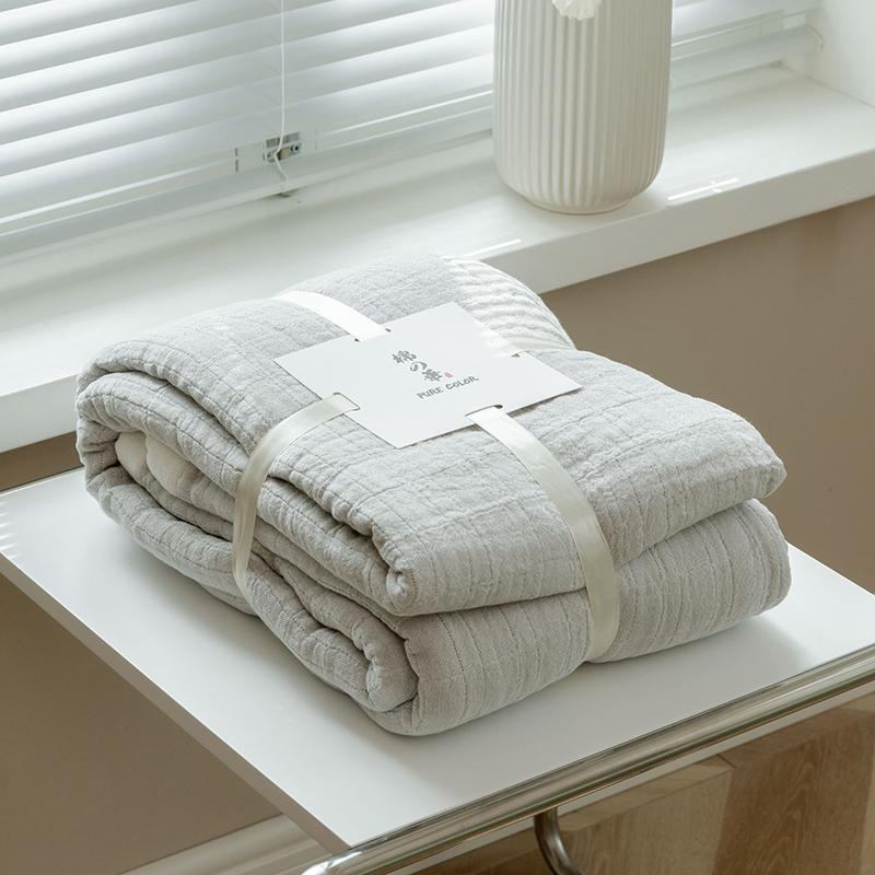 Summer Blanket Cotton Gauze Plain Towel Thread Blanket Doule Couple Bed Cover Quilts Air Conditioning Cool Quilt Bedspreads