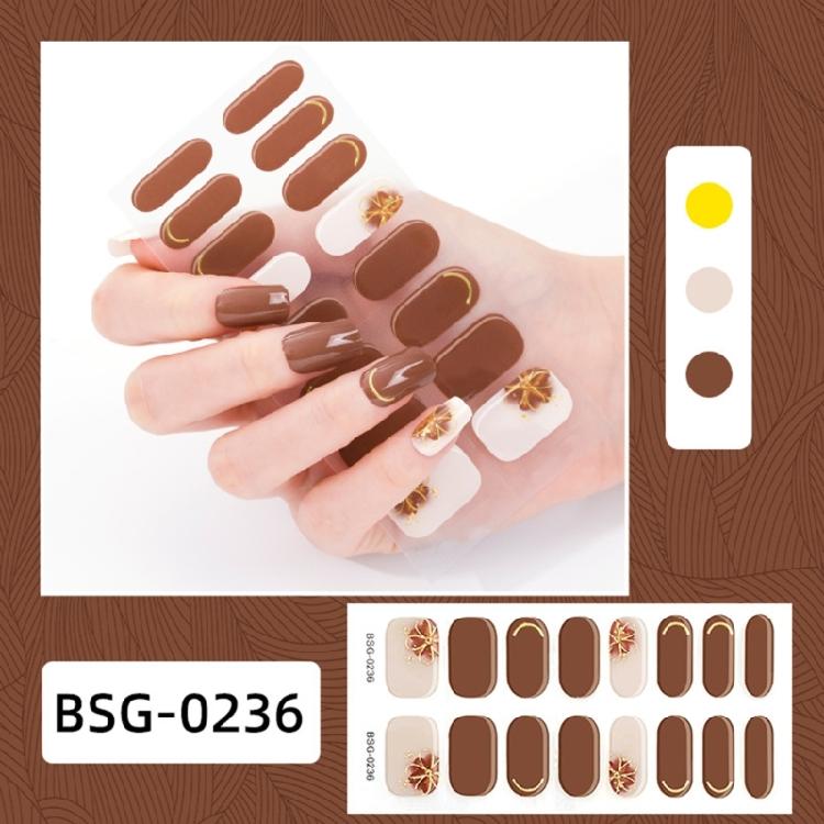 Semi-Cured Gel Nagellackstreifen Gel Nägel Vollständige Wraps Streifen Gel Nagelaufkleber