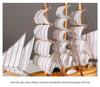 Smooth Sailing Ship Model: Elegant Ornament for Living Room, Wine Cabinet, Bookshelf, or Entryway - Perfect Small Gift