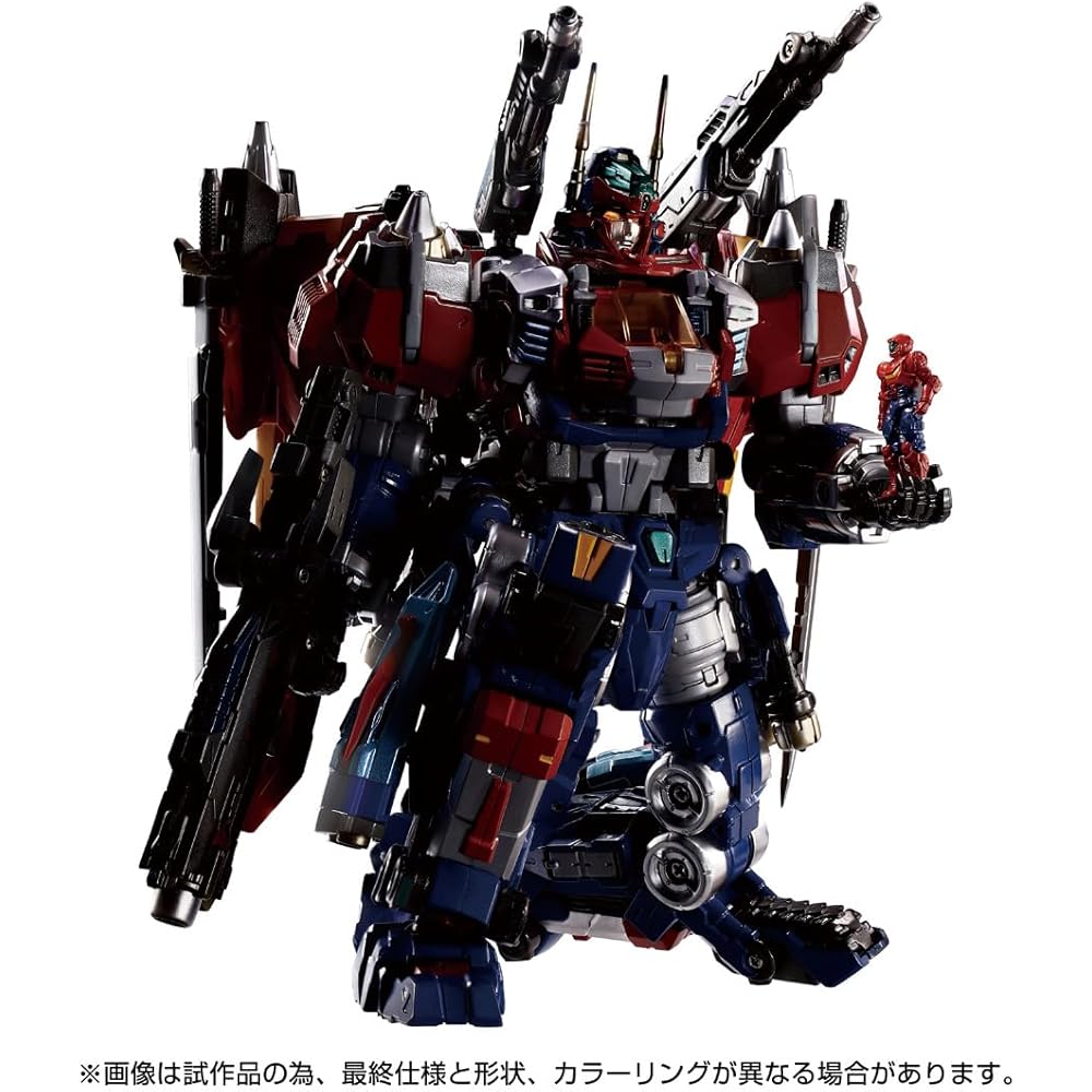 T-SPARK Diaclone DA-109 Diabattles X-1 Action Figure with Articulated Joints and Detailed Design
