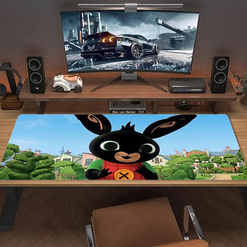 Bing Large Size Mouse Pad Large Gaming Table Cushion Non-slip Laptop Tablet Big Mousepad XXL Mat Mini PC Playmat With Lock edge