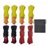 4pcs Multifunction Tent Rope 3.5mm Reflective Wind Rope Tent Accessories For Outdoor Camping Hiking