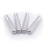 Car Door Lock Pin Knob Button Covers for and GLC 4-Piece Mercedes-Benz W205, W166, W213, C, GLE, (Silver)