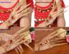 Indian Dance Costume: Extended Jewelry and Thousand-Hand Guanyin Sleeves for Xinjiang Ethnic Style Performance