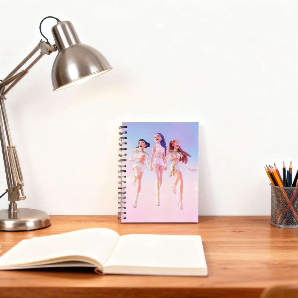 Witch Hunter Circle Notebook Daily Handbooks Peripheral Universal Sizes Hot selling Girl Group Cover