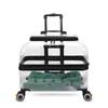 PC Material Pet Suitcase Cat Bag Portable Pet Outdoor Luggage Transparent Dog Aviation Box Small Cart Household Pet Supplies