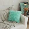 Fluffy Plush Square Waist Throw Pillow Case Sofa Cushion Cover Home Room Decors