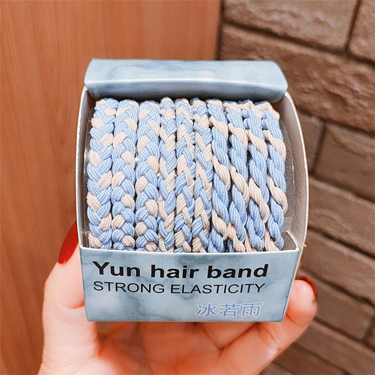 Candy Color Elastic Hair Bands for Women's High Elastic Hair Circle Rope Hair Accessories Headwear Headdress