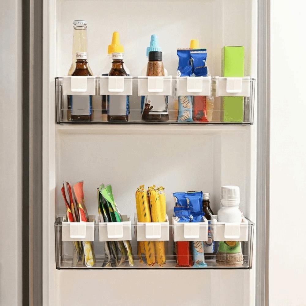 2PCS Adjustable Retractable Fridge Storage Box Hanging Fridge Storage Container  for Home