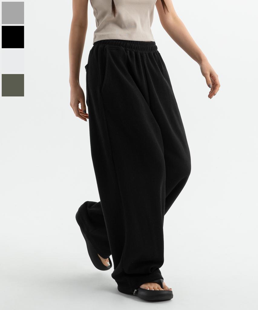 BRENSON ( Waffle ) String Wide Waffle Pants ( 4 Colors )