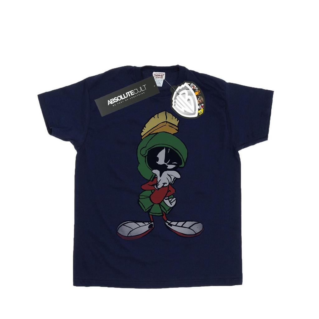 Looney Tunes Girls Marvin The Martian Pose Cotton T-Shirt