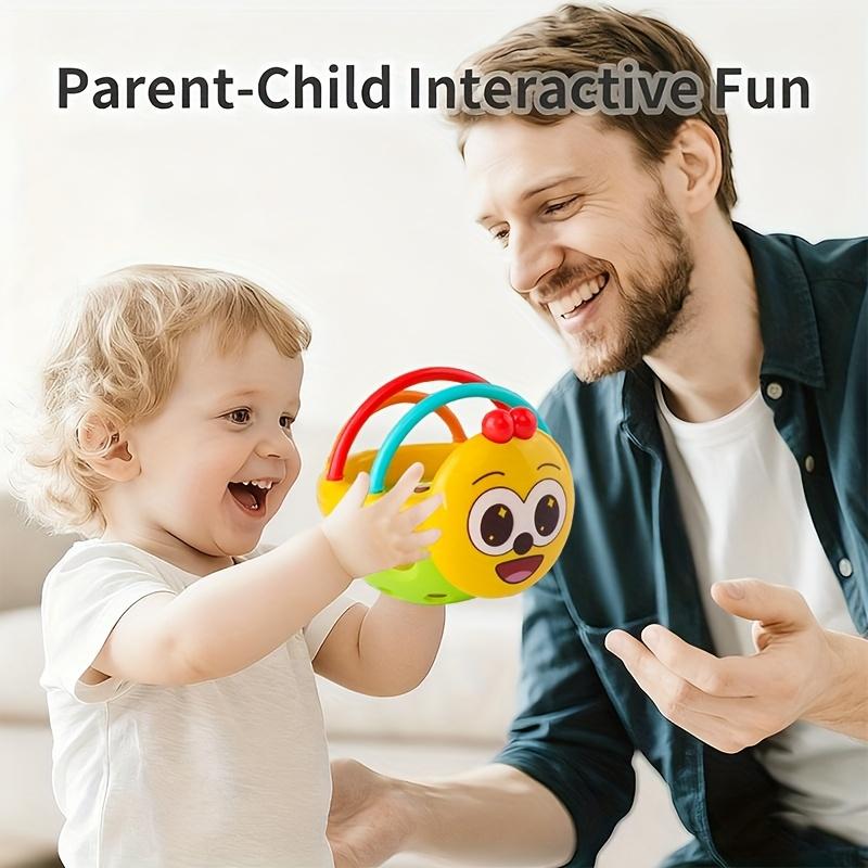 Baby Holding Bell Toy with Built-in Bell Ball - Interactive Sensory Development Toy for Infants & Toddlers