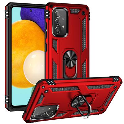 Modische Panzerhülle für Samsung Galaxy A50 51 21S 12 32 70 A71 S21 S20 FE Ultra S10 S9 S8 Plus S10E 5G Metallring Anti-Drop Abdeckung