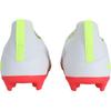 Adidas Adizero F50 League Laceless FG MG K Pure Victory Pack Barnesneakers Hvit Skyhvit Kjerne-Svart IE3743
