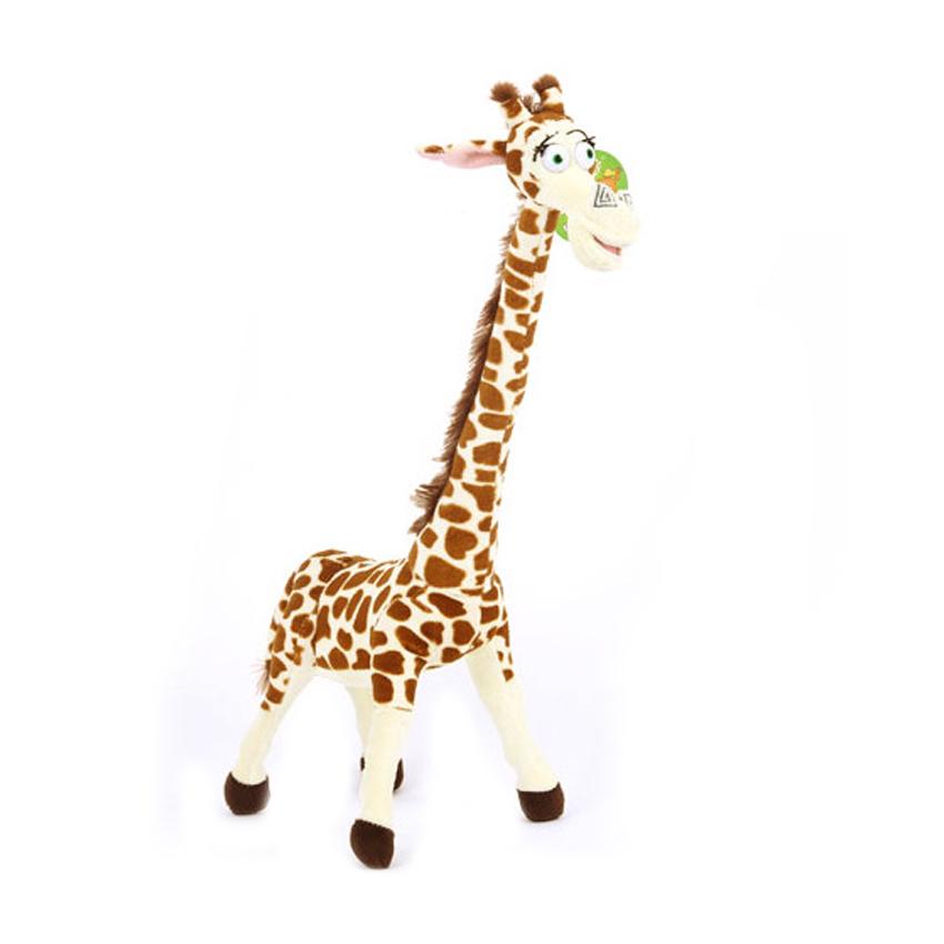 Miaoowa 1pc 35CM Long Neck Giraffe Stuffed Plush Toy Madagascar 3 Cartoon Animal Stuffed Toys Kids Baby Doll Cute Birthday Gift