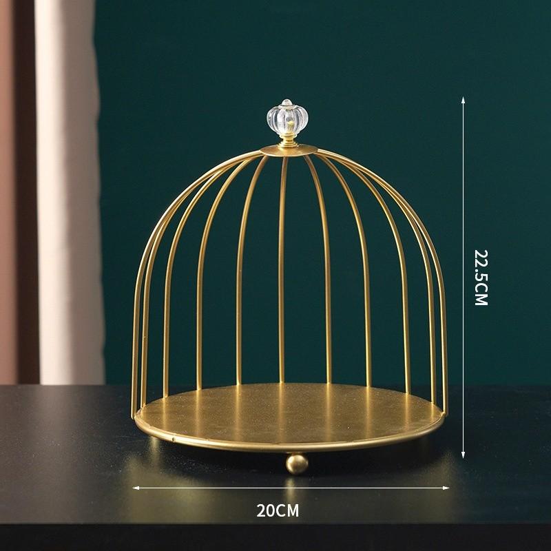 Creative Bathroom Shelf Birdcage Cosmetic Storage Rack Desktop Box Toilet Lipstick Skin Care Display Stand