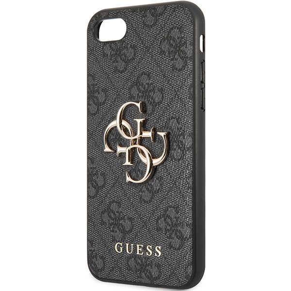 Guess Guhci84Gmggr Iphone 7/8/Se 2020 /Se 2022 Szary/Grey Hardcase 4G Big Metal Logo