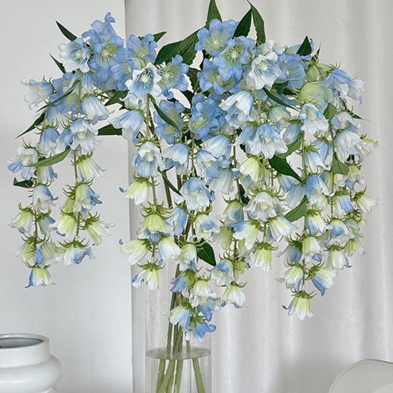 38" Artificial Lily of The Valley Flower Long Stem Faux Silk Flower Bouquet for Tall Vase Fake Plants for Home Wedding Party Birthday Home Decoration