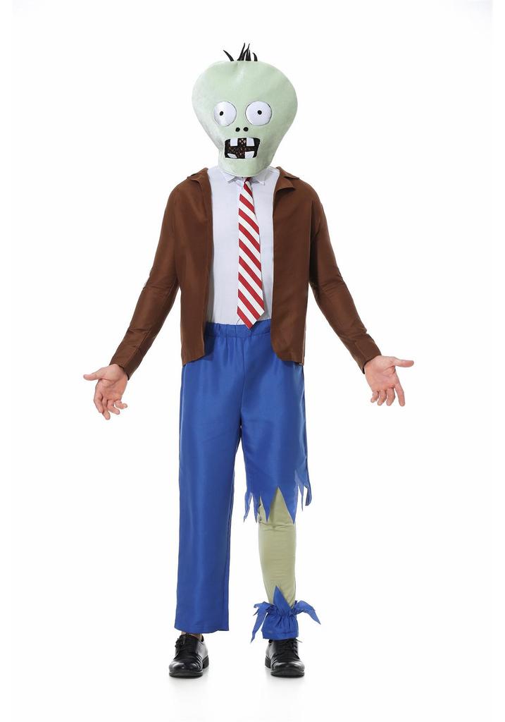 2025 Zombie Cosplay Costume Plants vs. Zombies Halloween Stage Performance Set